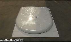 Toilet Seat and cover for compact wall hung toilet