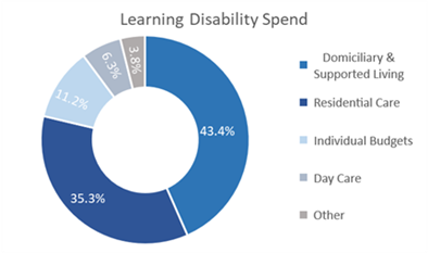 Learning Disability Spend Chart